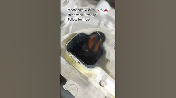 Chevrolet Spark Head Valve Damaged  #works #mecanical #mechanic #shortsyoutube