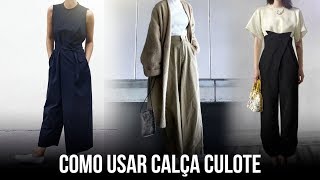 COMO USAR CALÇA LARGA (CULOTE) - YouTube