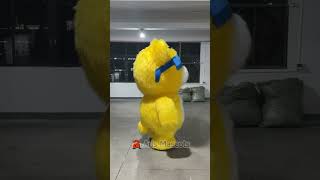 Adult Inflatable Furry Giant Bear Mascot Costume For Entertainments Carnival Fancy Dress Up