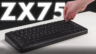 nackey品 iQunix ZX75 review: Top notch with a knob! - YouTube