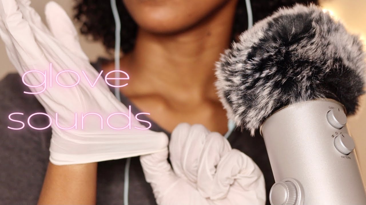 ASMR Glove Sounds, Finger Fluttering and Hand Movements for Sleep