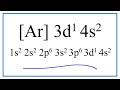 Identifying Elements and Electron Configurations