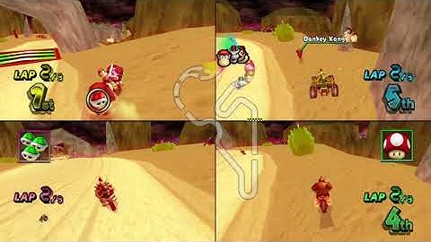 Mario Kart Wii Custom Tracks ✦ 4 Players #370