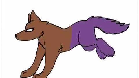 Wolf Running Cycle (Animation Test)