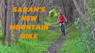 Sarahs New Mountain Bike.