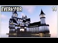 Building a Fantasy Castle at Spawn  | Minecraft Survival | Evermoor SMP #14