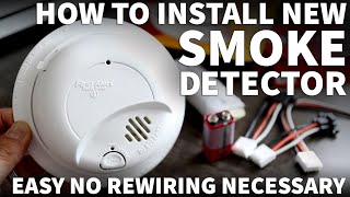 How to Replace a Smoke Detector  Install First Alert Smoke Detector the Easy Way Without Rewiring