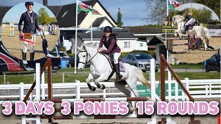 STAY AWAY SHOW WITH 3 PONIES - CRICKLANDS WINTER LEAGUE FINALS VLOG