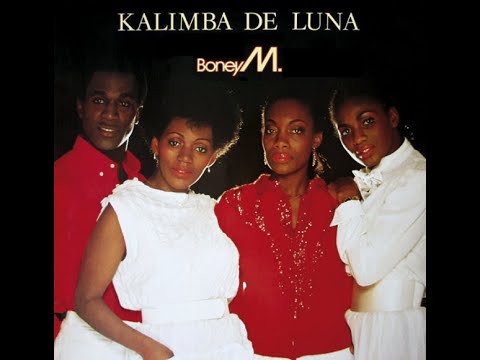 Boney m kalimba de. Boney m Kalimba de Luna 1984. Boney m 1984 Kalimba de Luna альбом. Виниловый альбом бонием Калиба де Луната. Boney m Kalimba de Luna обложка.