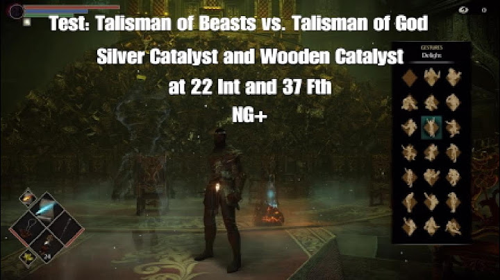 Demon's Souls Talisman of Beasts Dmg Test
