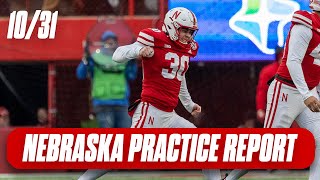 Nebraska Football practice report Oct. 31 I Nebraska Huskers I HuskerOnline I GBR