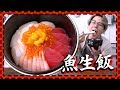 【豪華食譜】雜錦海鮮丼 Sashimi with Rice [Eng Sub]