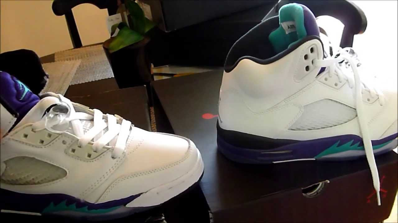 fake jordan 5 grape