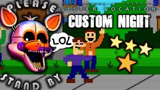 NEW CUSTOM NIGHT   FIRST FOUR STARS | FNAF Sister Location