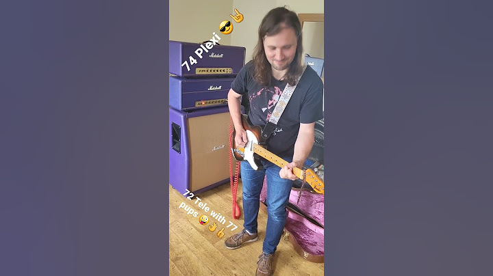 1972 Telecaster with 1974 Marshall Plexi