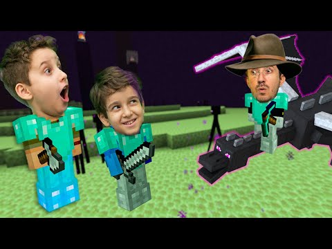 DERROTAMOS O DRAGÃO ENDER DO MINECRAFT - MINECRAFT SURVIVAL Ep.19