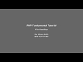 PHP Fundamental Tutorial-32 (File Handling)