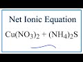 Net Ionic Equations and Spectator Ions
