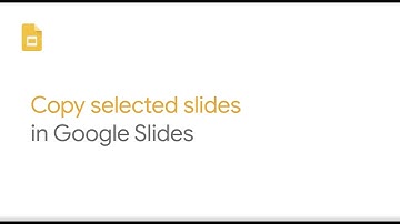Copy selected slides in Google Slides