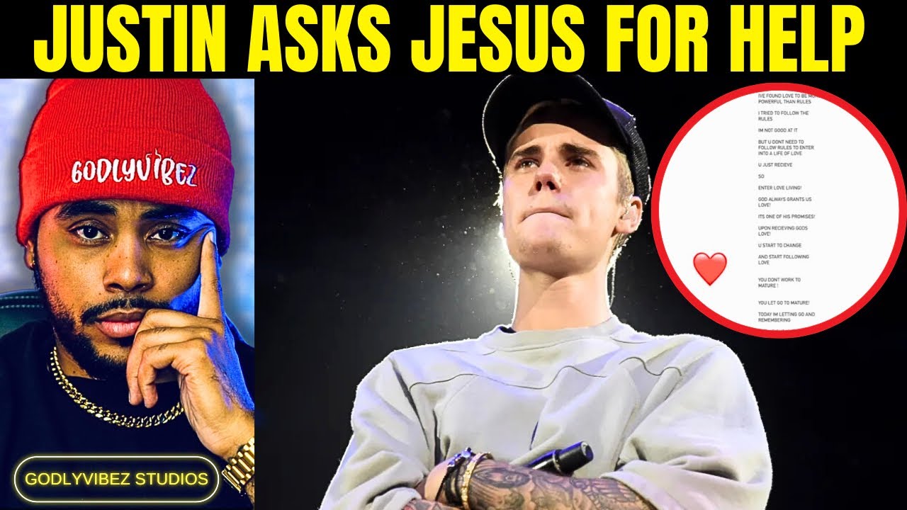 Justin Bieber cries out to God for help after this YouTube