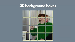 How to make 3D background boxes with pure css | CSS 3D boxes tutorial