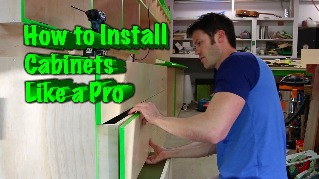Cabinet Installation Tips Youtube