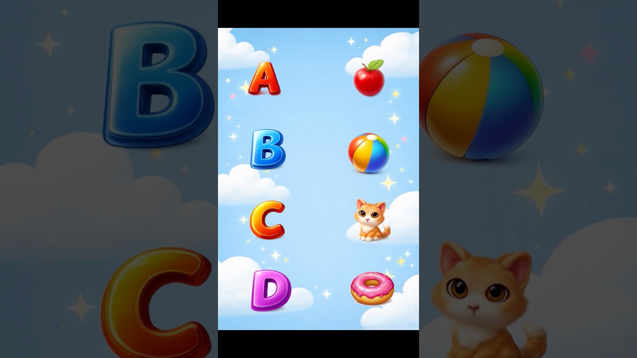 Learn ABC (A-D) | Abc Songs & Nursery Rhymes & Kids Song 