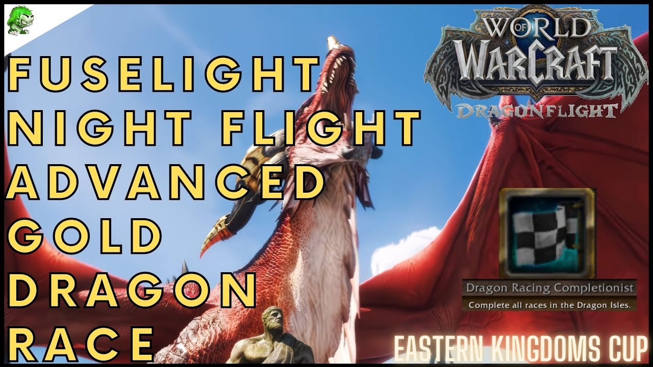 Dragonflight Fuselight Night Flight Advanced Gold Dragon Race