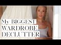 MY BIGGEST EVER WARDROBE DECLUTTER!  // Closet Clearout Vlog //  Fashion Mumblr