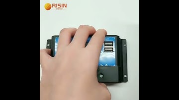 Risin 10A 20A 30A Intelligent PWM Solar Charge Controller for 12V 24V solar panel system