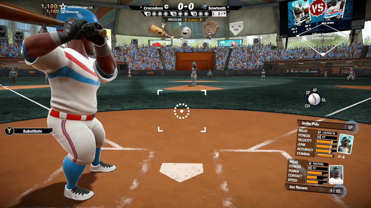 Super Mega Baseball 2 Xbox One X  gameplay