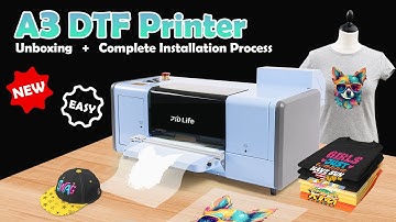 🔥Latest PYD Life A3 DTF Printer Machine: Unbox and Setup Guide. Boost Your Business Now!