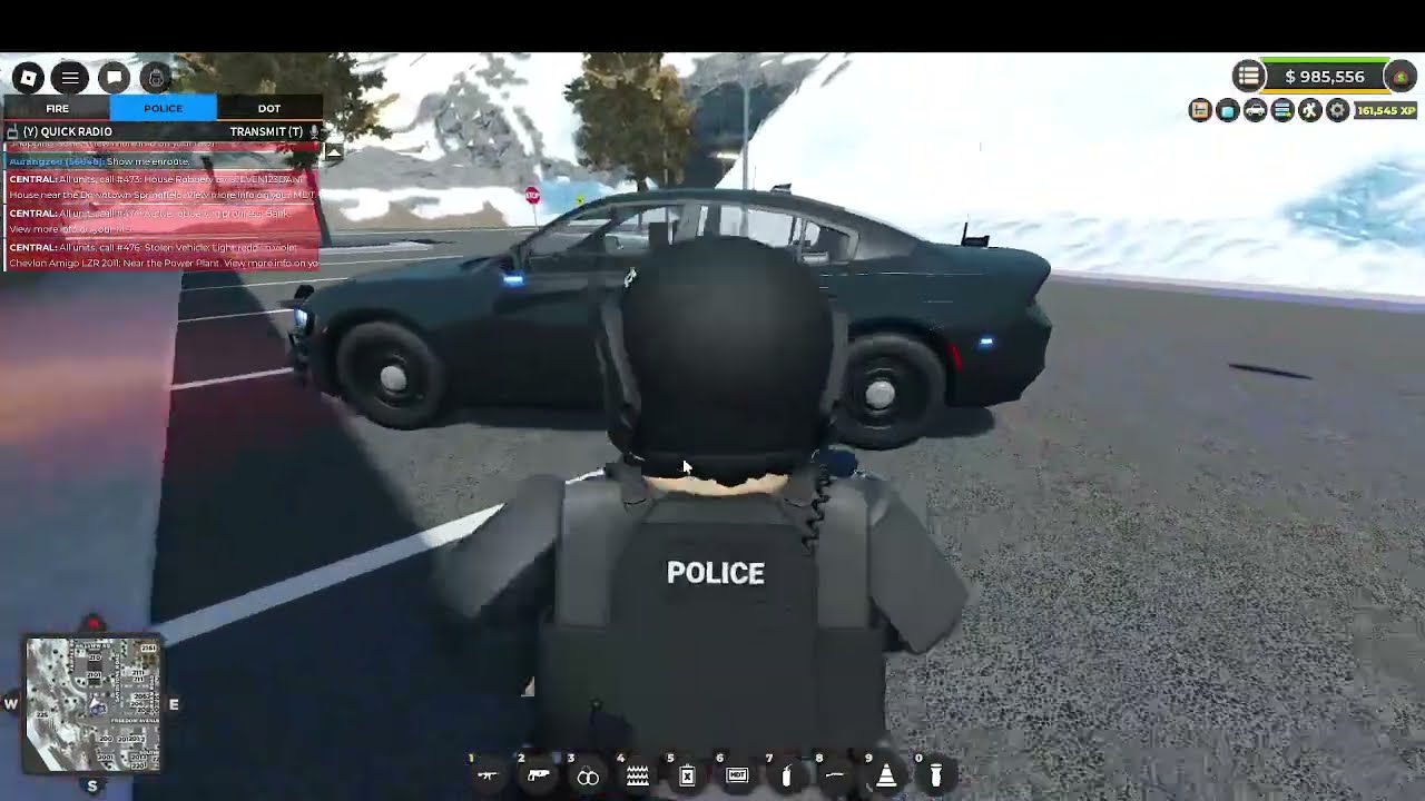 SWAT Takedown of a suspect at High Rock Park! ER:LC Police Patrol