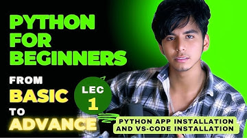 Install Python & VS Code in 5 minutes | Python For Beginners |