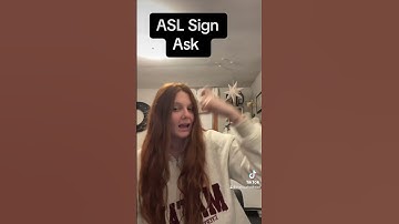 Learn How To Sign "Ask" in ASL for Beginners | American Sign Language #shorts