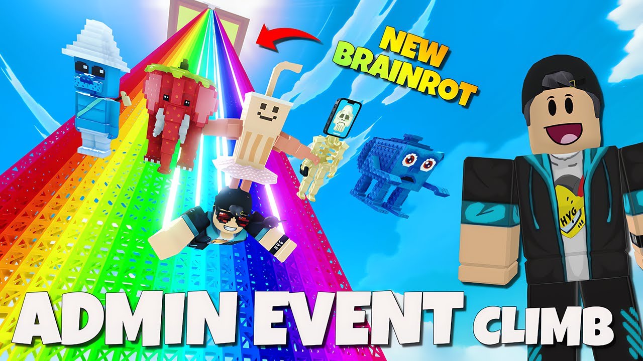 LUCKY BANGET!! Brainrot Ancient Terbaru & Admin Event GG 🍓😺🌋 | Climb for Brainrots Indonesia