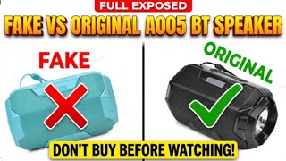 Bluetooth Speaker A005 Fake vs Original 😱 | Asli Nakli Test💯