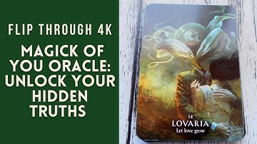 Magick of You Oracle: Unlock Your Hidden Truths Flip Through 4K