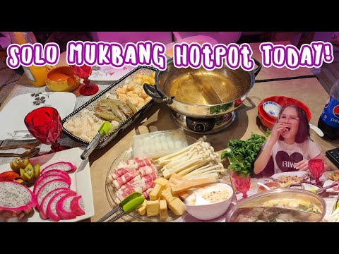 Solo Mukbang | HOT POT Recipe at Home