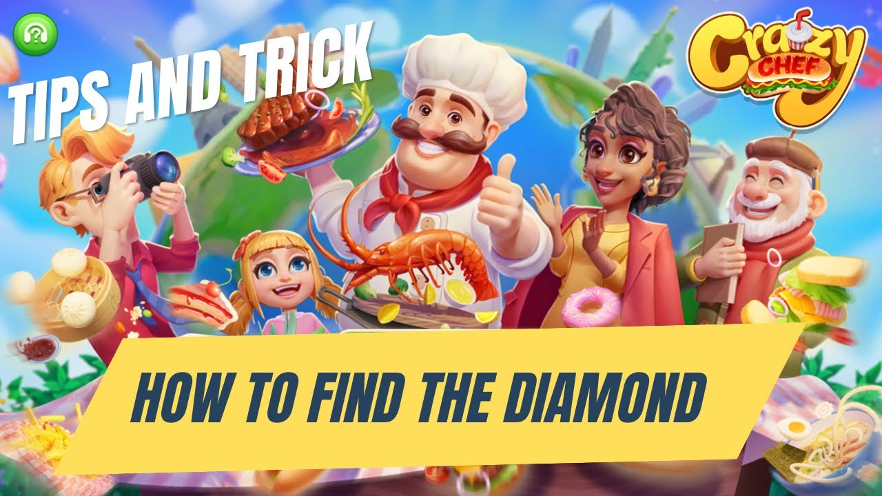 GAMES MEMASAK CRAZY CHEF HOW TO FIND THE DIAMOND YouTube