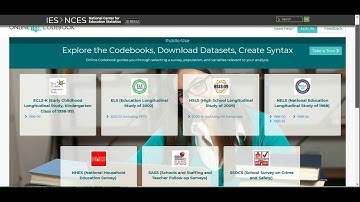 Introduction to the NCES Online Codebook