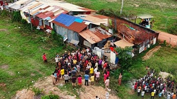 Landfill New Project!!skill Dozer​ KOMATSU Push Soil Clean Garbage Soil into forest​ 100% complete