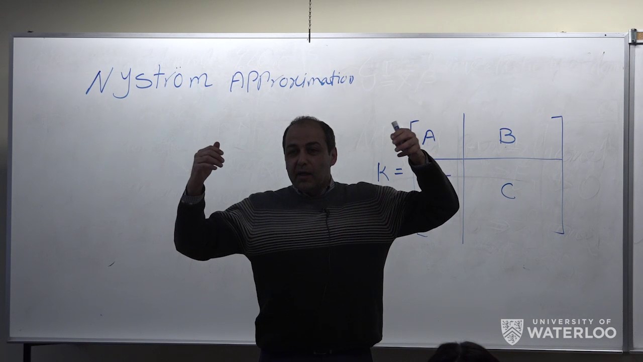 Ali Ghodsi, Lec 9: SPCA, Nystrom Approximation, NMF