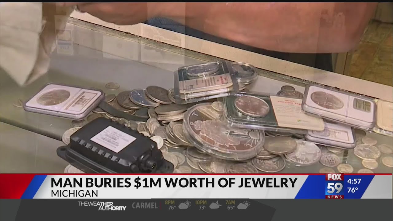 Man buries $1 million worth of jewelry in Michigan