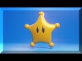 3D Modeling a Grand Star From Super Mario Galaxy (Time-Lapse)