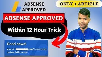 AdSense approval within 12 hours #adsense #adsenseupdate #adsence