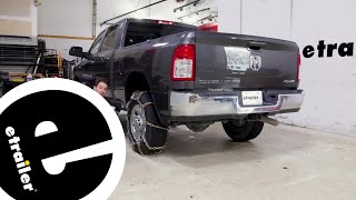 etrailer | How to Install: Titan Chain Snow Tire Chains for Wide Base Tires on your 2022 Ram 2500