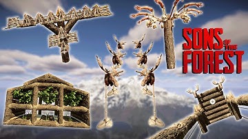 Building Tips Tricks & Designs In Sons Of The Forest That You Need To Try!