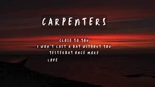 Carpenters Hit Songs - Best Songs Playlist