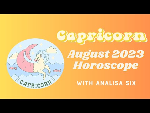 Capricorn August 2023 Horoscope